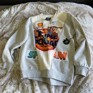 NWT Forever 21 Space Jam crew neck sweatshirt